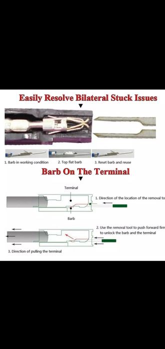18 Инструмента .Тъй наречени пин екстрактори...