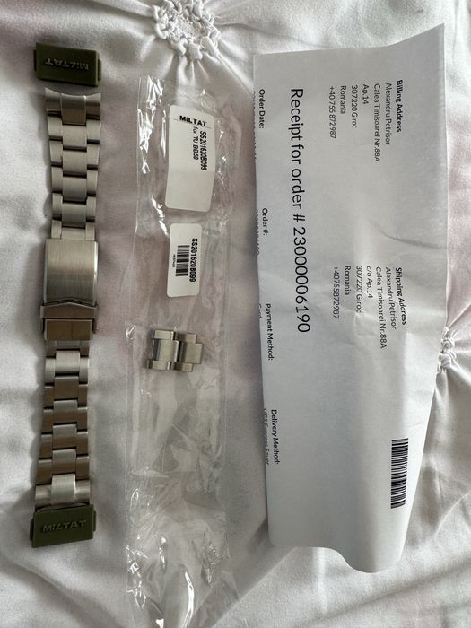 Bratara Tudor BB58 Strapcode ( Miltat)