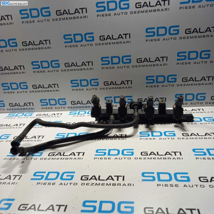 Rampa Presiune Injectoare cu Injector Injectoare Volkswagen Lupo 1.4 MPI AUD 2000 - 2003 Cod 030133319AA 2435170160 [1107]