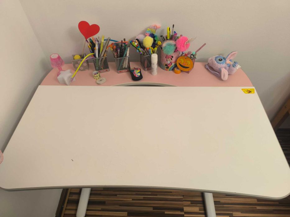 Birou și scaun reglabile, fete