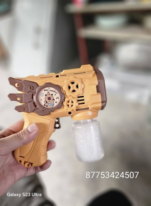 пистолет мыльные пузыри