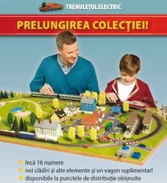 Diorama colectia TRENULETUL ELECTRIC 116 numere!