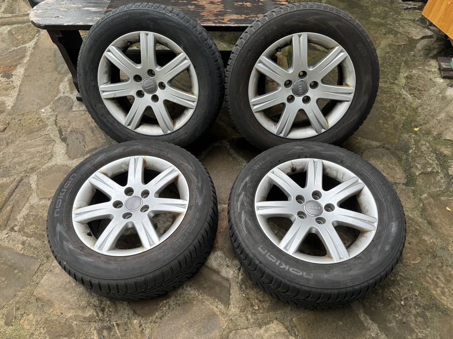Set jante orignale Audi 225/55 R16 prindere 5x112