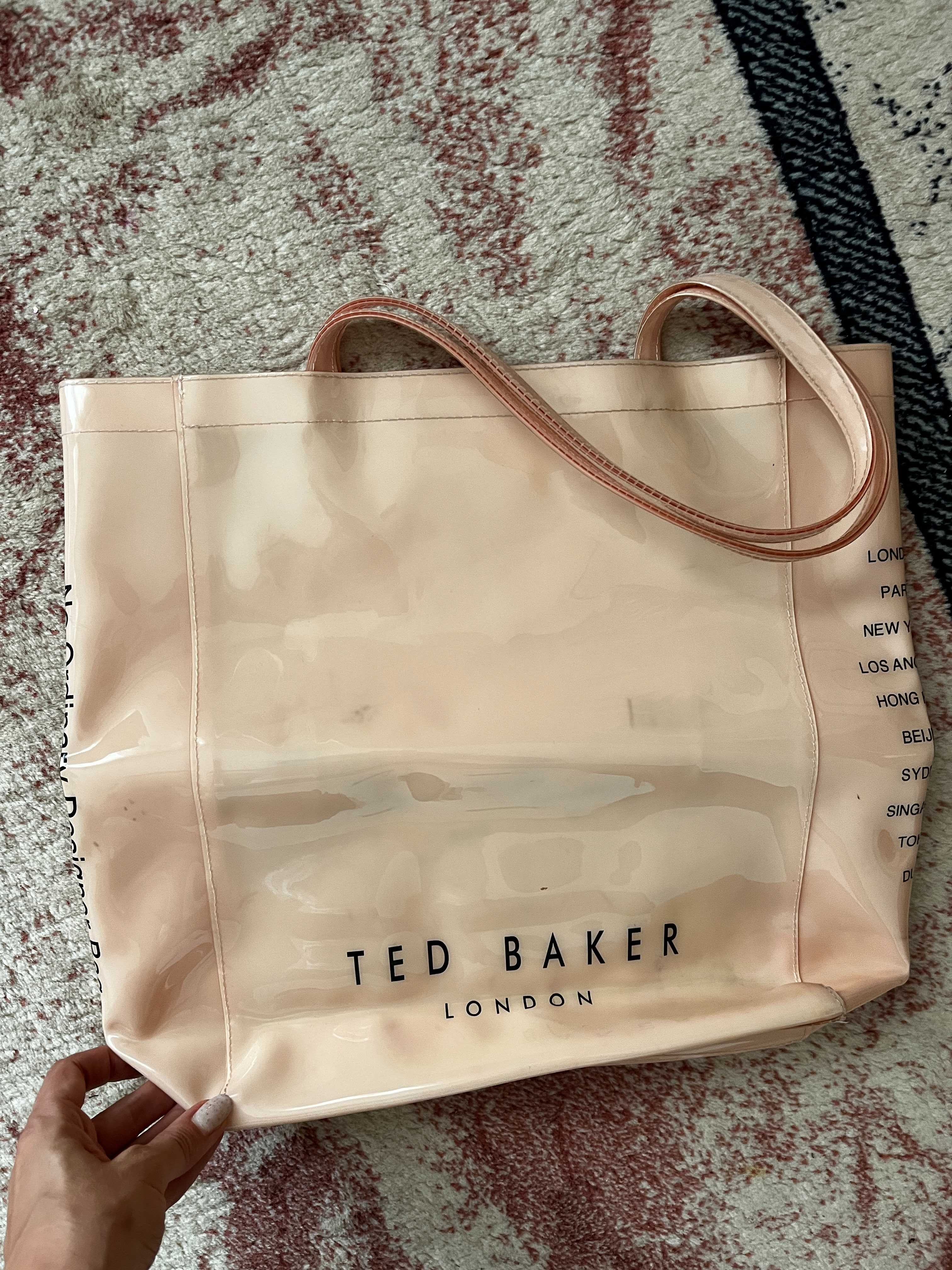 Ted Baker голяма бежова чанта