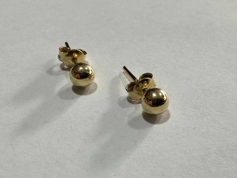 Златни обеци 14к, 0,88гр