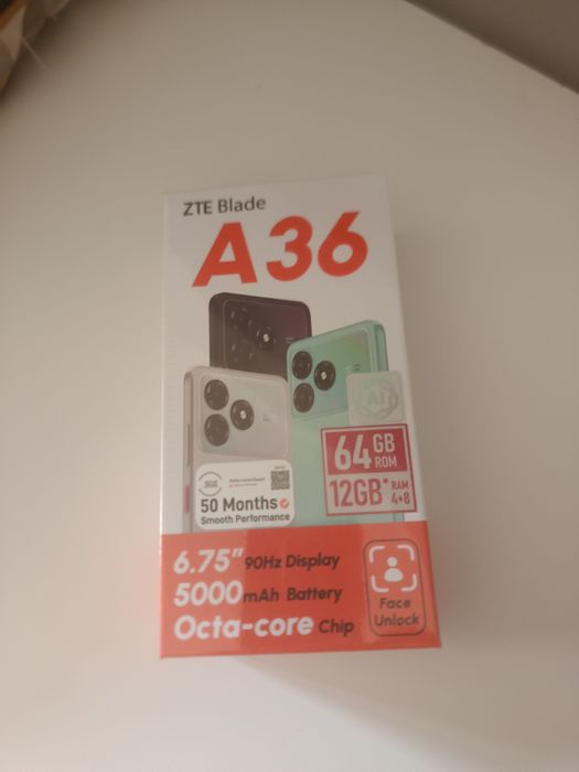 ZTE BLADE A36 новый ещё не открывали