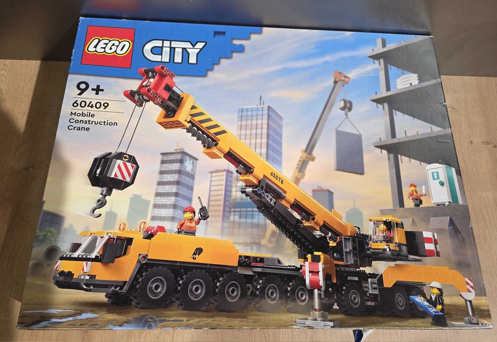 LEGO City: Macara mobila galbena de constructii 60409, 1.116 piese