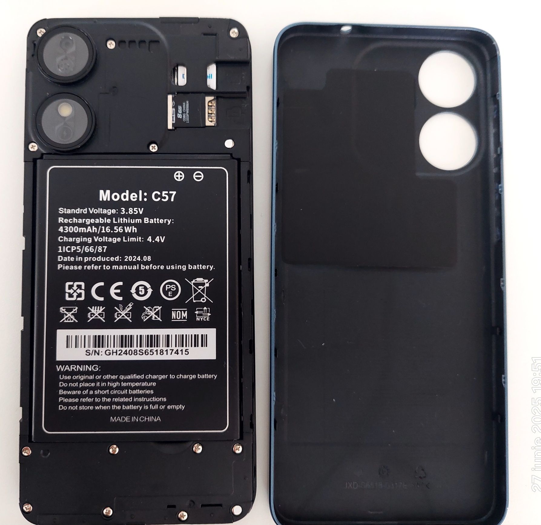 Telefon smart Oukitel  C 57 S