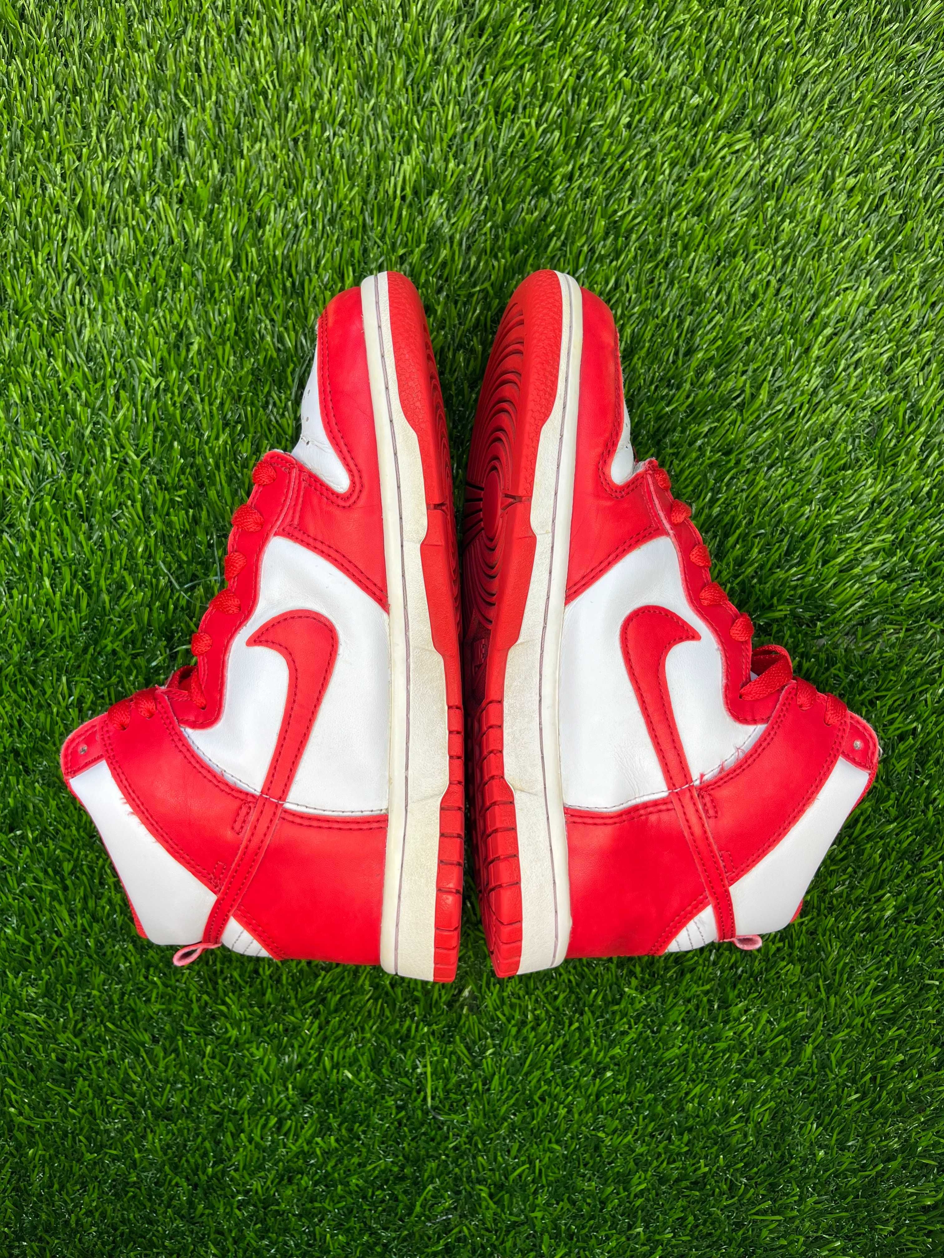Nike Dunk High GS 'University Red' Дамски Маратонки