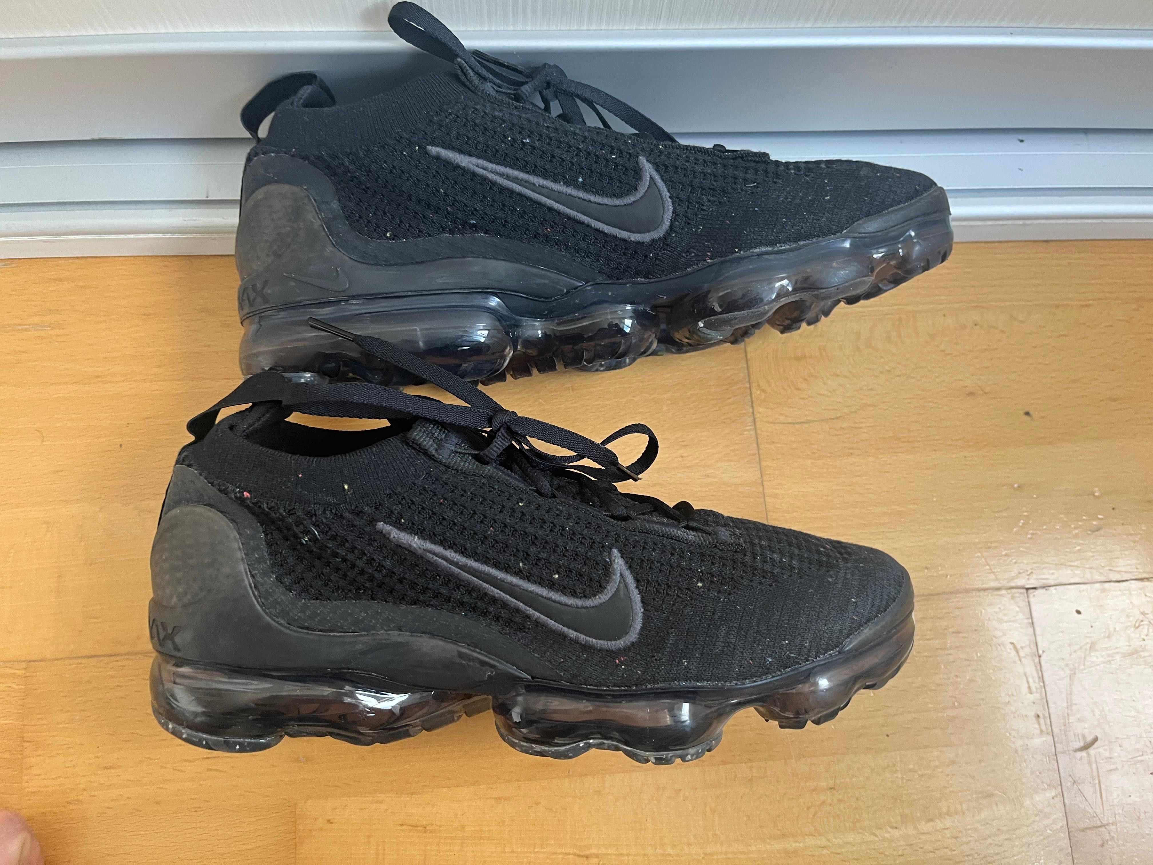 Nike air vapormax 41 low triple black 2021 incaltaminte sport flyknit