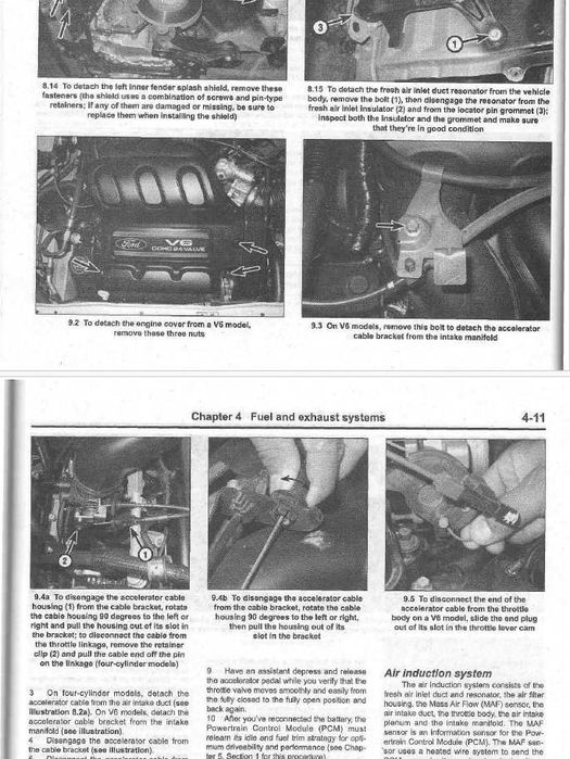 FORD - 6 ръководства за експлоатация и ремонт на 13 модела/на CD/