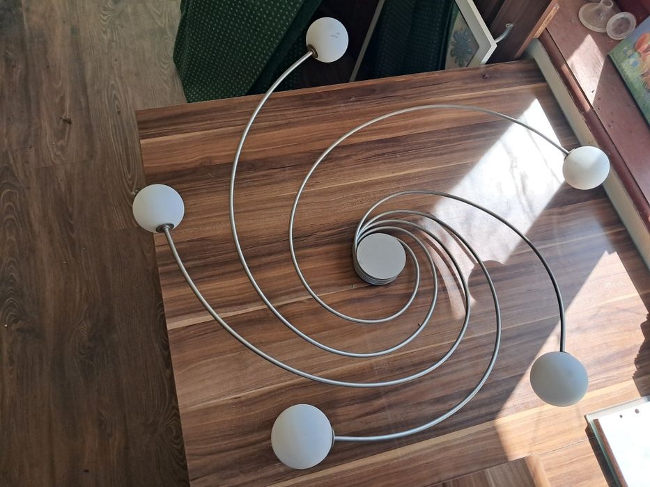 Candelabru cu globalization sticla