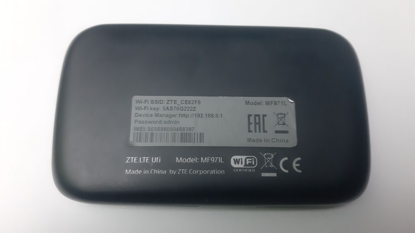 Wi Fi роутер HUAWEI E5372s-32 ва ZTE MF971L.