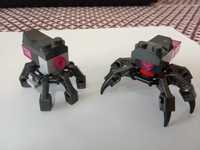 Lego crystalized spider bot, lance bot si Vermin