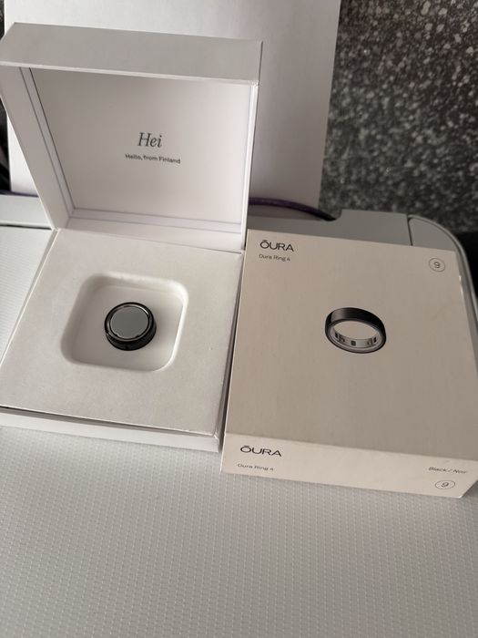 Смарт кольцо Oura ring 4. Черное