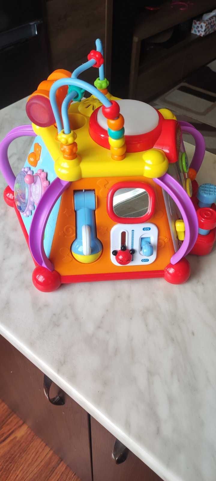 Интерактивен куб музикална играчка Mappy Toys 6 зони за игра телефон