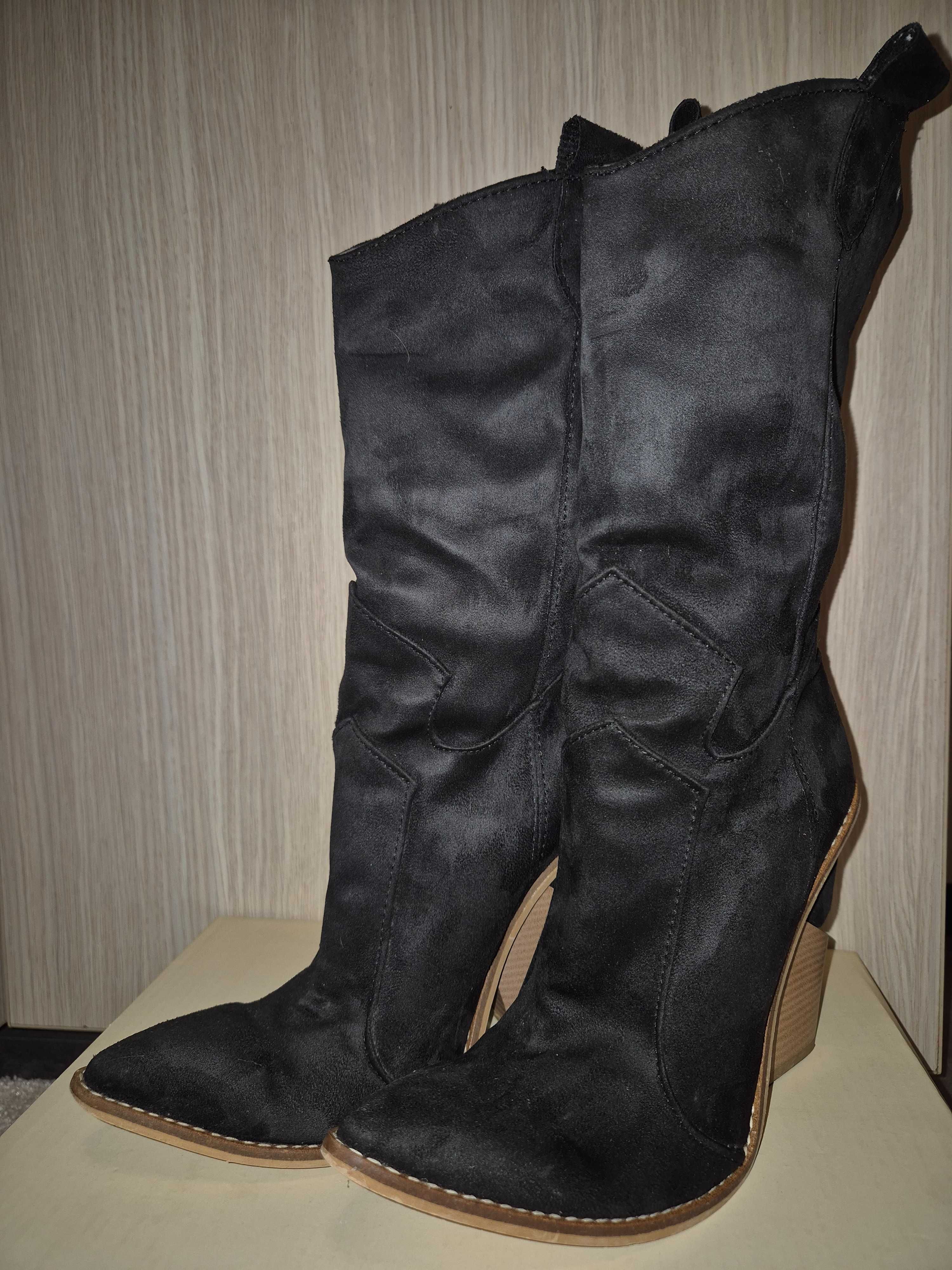 Cizme elegante cu toc