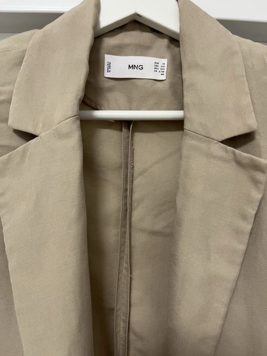 Дамско лятно сако Mango с лен