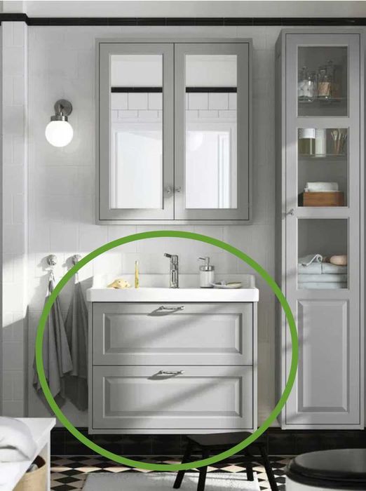 Голям долен шкаф IKEA + мивка + чекмедже  1̶0̶0̶0̶ ̶лв 200 лв!