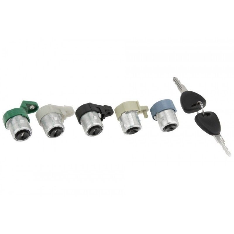 Set yala butuc usa Renault Kangoo 1997-, set 5 butuci usi + 2 chei, 7701472590