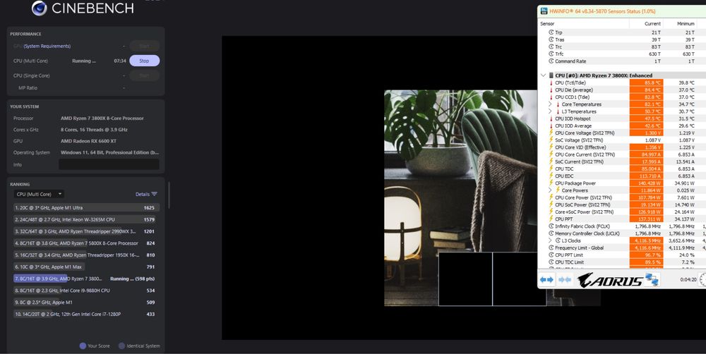 Vand pc de gaming Ryzen 7 3800x|RX 6600XT