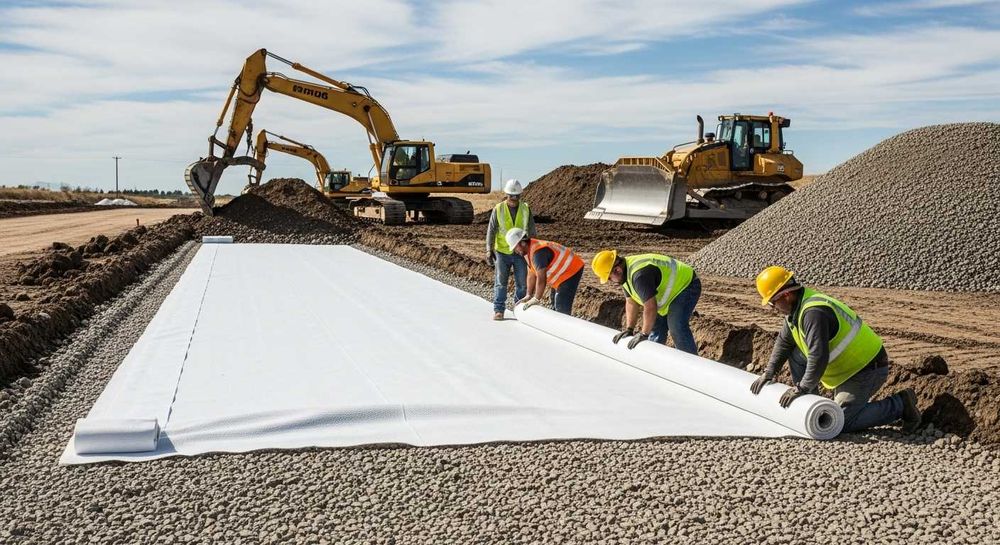 Геотекстиль, дорнит Иглопробивной для Строительство Дорог (ОПТОМ)