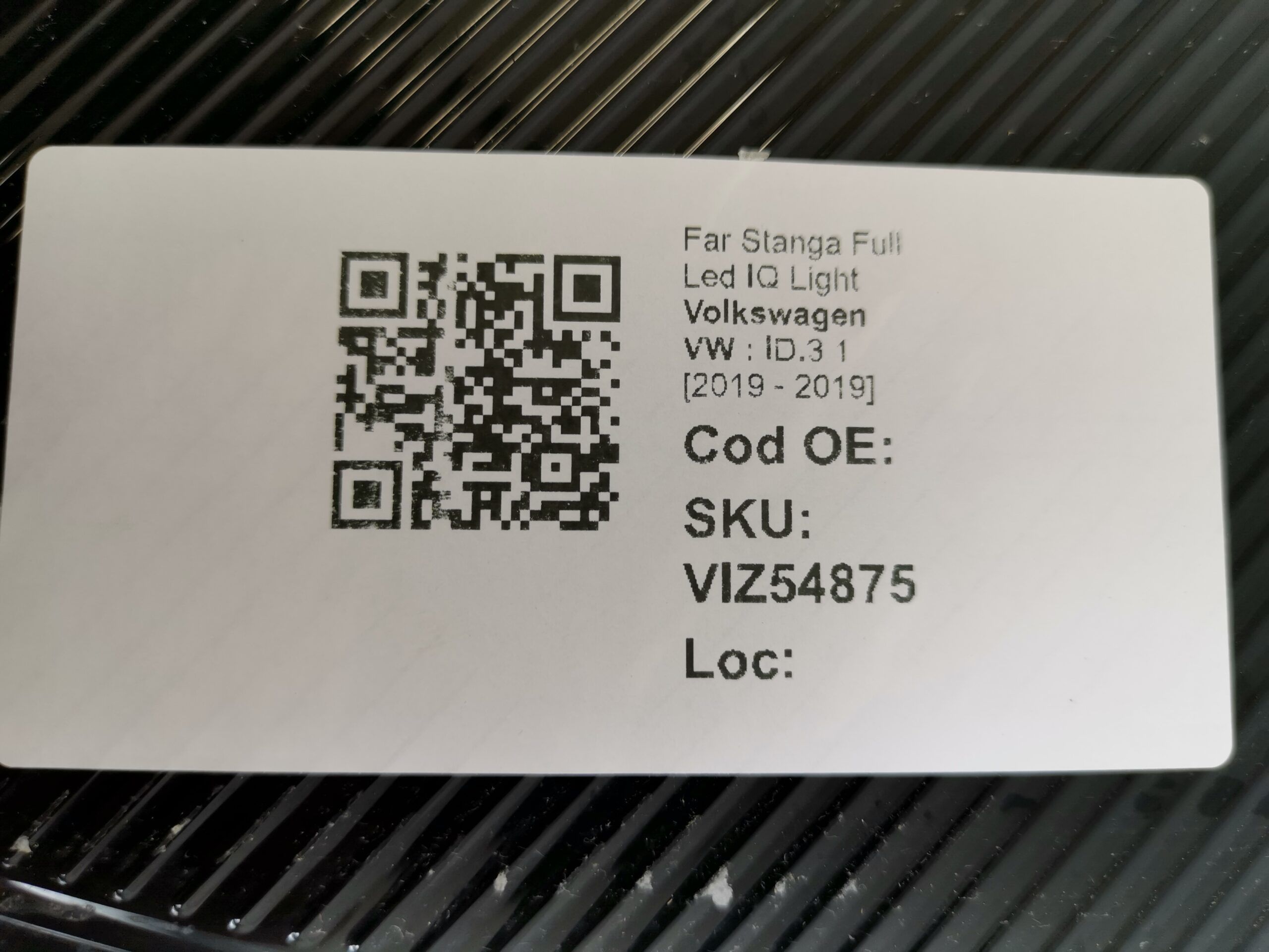 Фар Ляв Пълен Лед IQ Light Фолксваген / Volkswagen VW ID.3 1 2019 Ориг