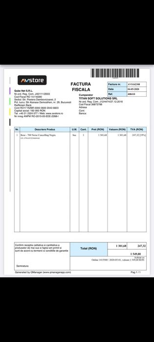 Bose Noise Cancelling Headphones 700