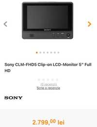 Sigilat ! Sony CLM-FHD5 Clip-on LCD-Monitor 5" Full HD / foto