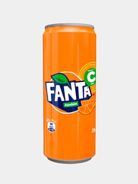 Fanta газированный напиток can(баночный) 0.25мл