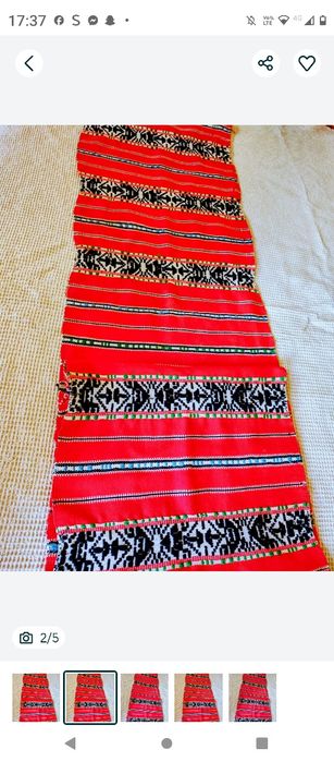 STERGAR țărănesc tradițional,țesut manual la razboi