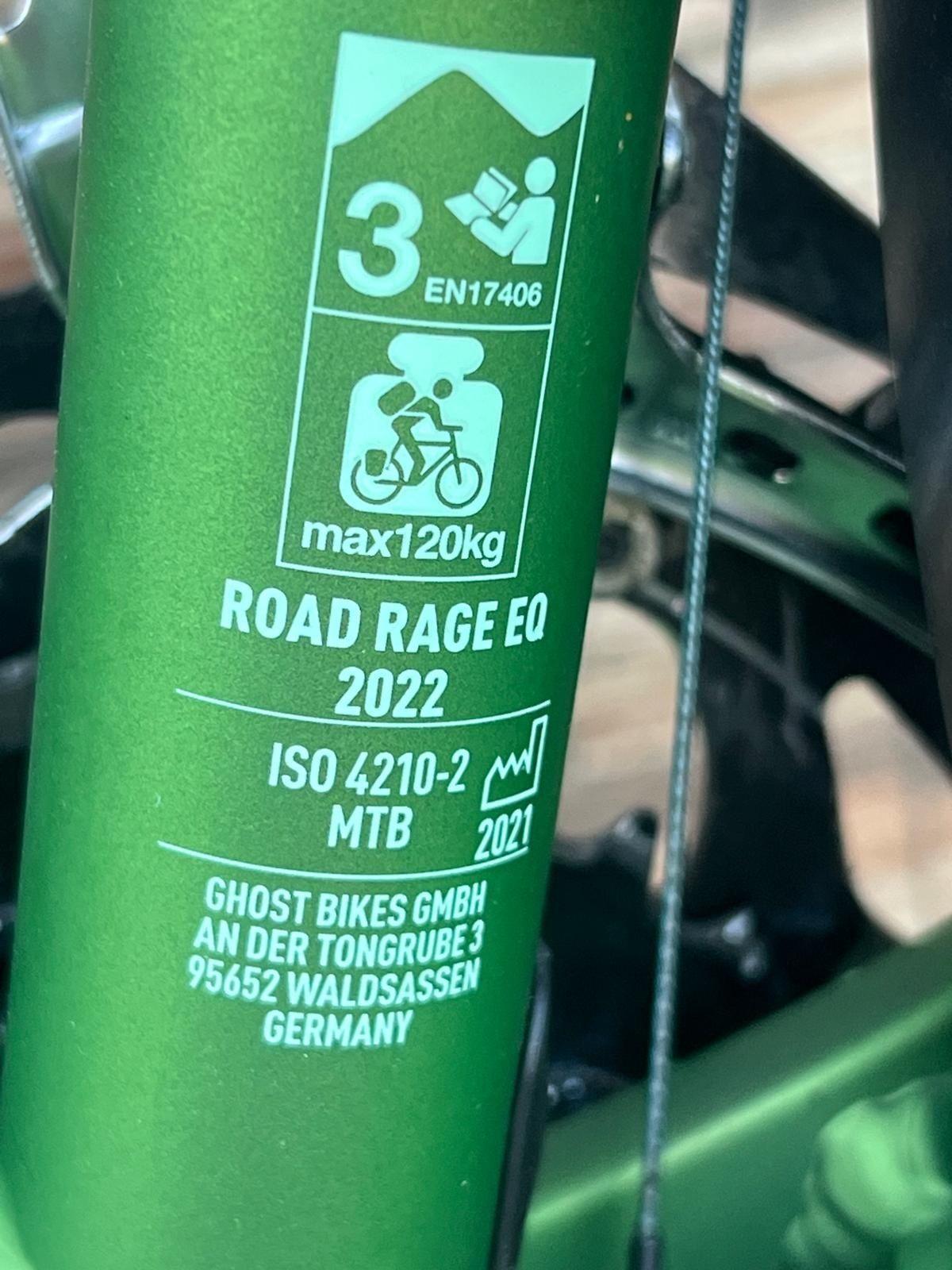 Bicicleta Ghost Road Rage 2022 Gravel XL aluminiu Frane pe disc 28"