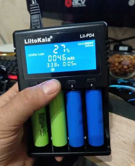 LiitoKala Зарядное устройство Lii-PD4 + адаптер от прикуривателя
