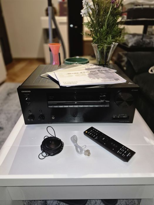 Onkyo TX-NR656 – 7.2 ресивър с Wi-Fi, 4K, Dolby Atmos - пълен комплект
