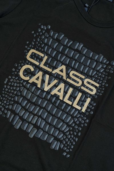 ПРОМО Roberto Cavalli Class S,М,L размер-Оригинална черна тениска