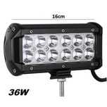 мощен led бар диоден vertex диоден 36w - 17см 12 led 12v 24v
