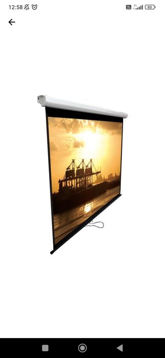 Ecran de proiectie manual A+ Screen WS1-180, 180cm x 180cm
