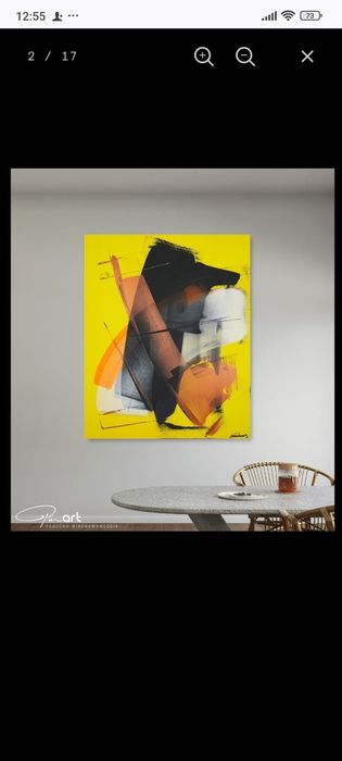 Tablou  Parscha Mirghawameddin - "Perspective" dimensiune XXL