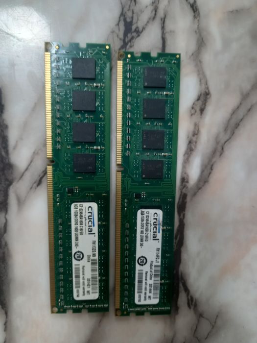 Памет 16GB (2x 8GB)  Crucial DDR3 1600 (PC3 12800)
