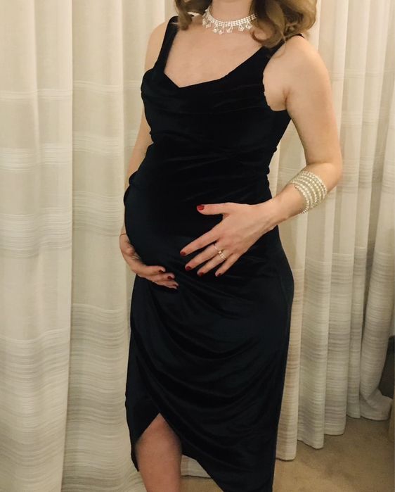 Рокля за бременни /кадифе/