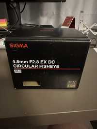 Обектив Sigma 4.5mm F2.8 EX DC Circular Fisheye за Sony