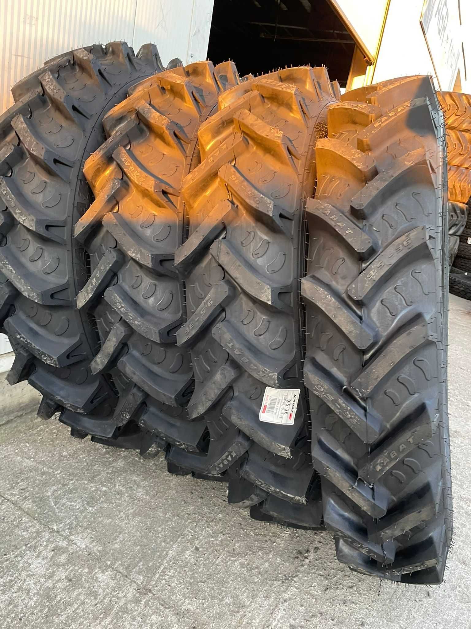 Anvelope noi 9.5-36 KABAT 10 pliuri cauciucuri pentru tractor