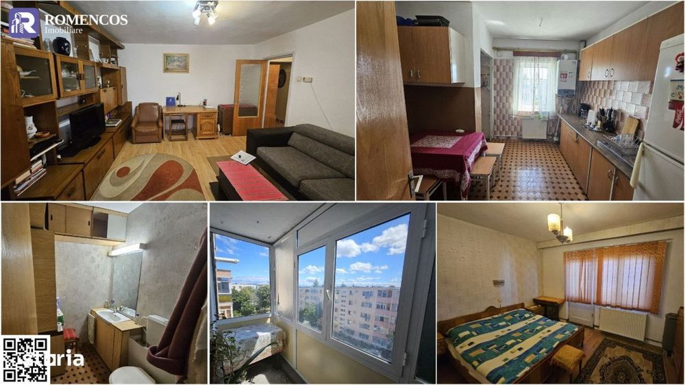 Apartament Trivale, cu trei camere, doua balcoane si dubla vedere