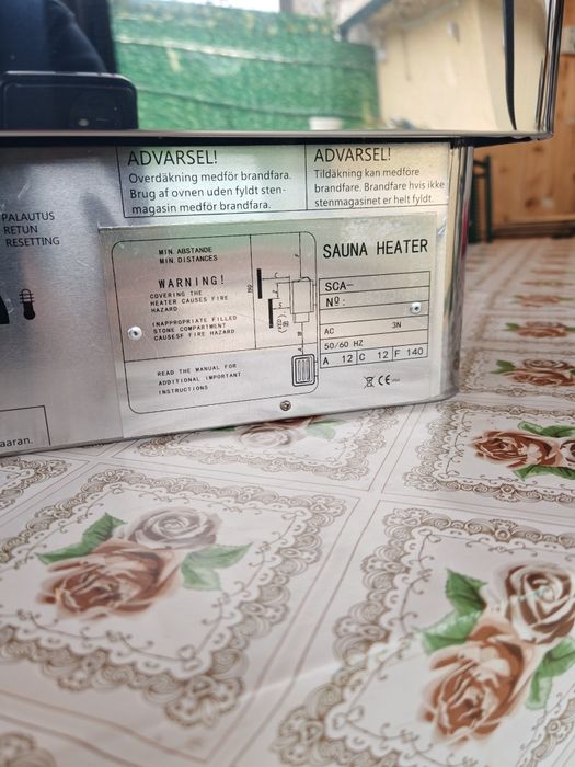 Soba de pentru sauna 9kw trifazica sau monofazic 3 rezistente