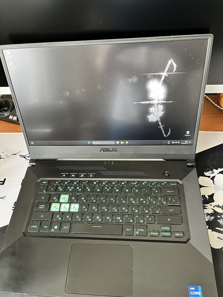 Ноутбук asus tuf dash F15 FX516PE