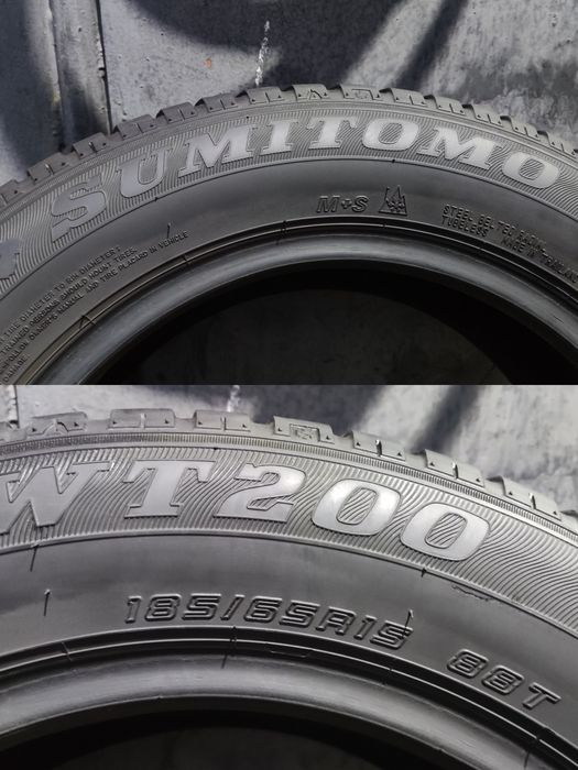 4бр. зимни гуми 185/65/15 Sumitomo, dot22
dot22
7mm
Добро състояние на