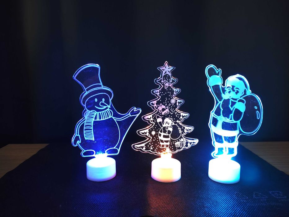 OUTLET ПРОМОЦИЯ ТРИ ЗА 15лв. Коледна украса LED свещички 3D