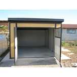 Garaje auto case pe structura metalica de locuit cu dormitor foisoare