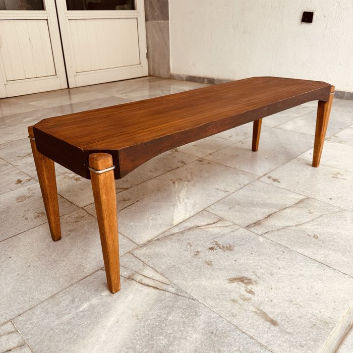 Шведска винтидж пейка / маса – Mid-Century Scandinavian дизайн