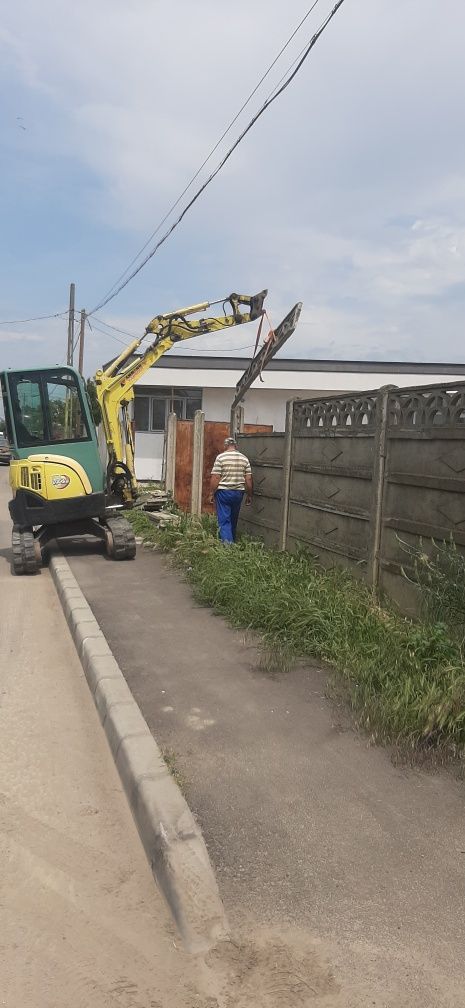 bobcat sapaturi fundaţii santuri